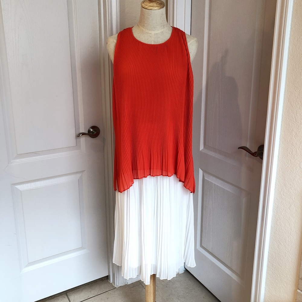 NWT Zara sleeveless chiffon Tank top shirt XS